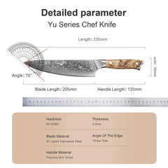 HERCULES SERIES – TITAN EDGE CHEF KNIFE